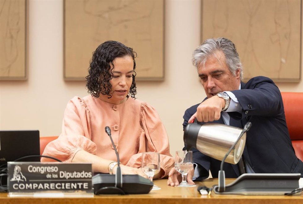 La actual directora general del Tesoro y Política Financiera, Carla María Díaz Álvarez de Toledo, comparece ante la Comisión de Economía, Comercio y Transformación Digital, en el Congreso de los Diputados, a 23 de julio de 2026, en Madrid (España). Díaz Á