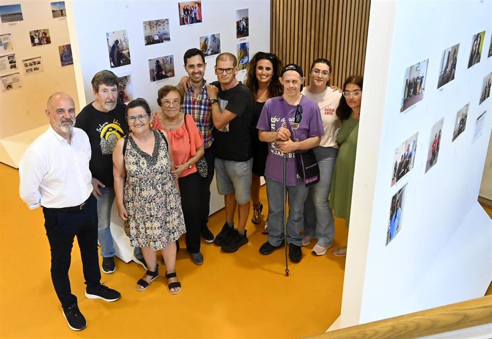 Inauguración de la muestra en el Juan de Santander