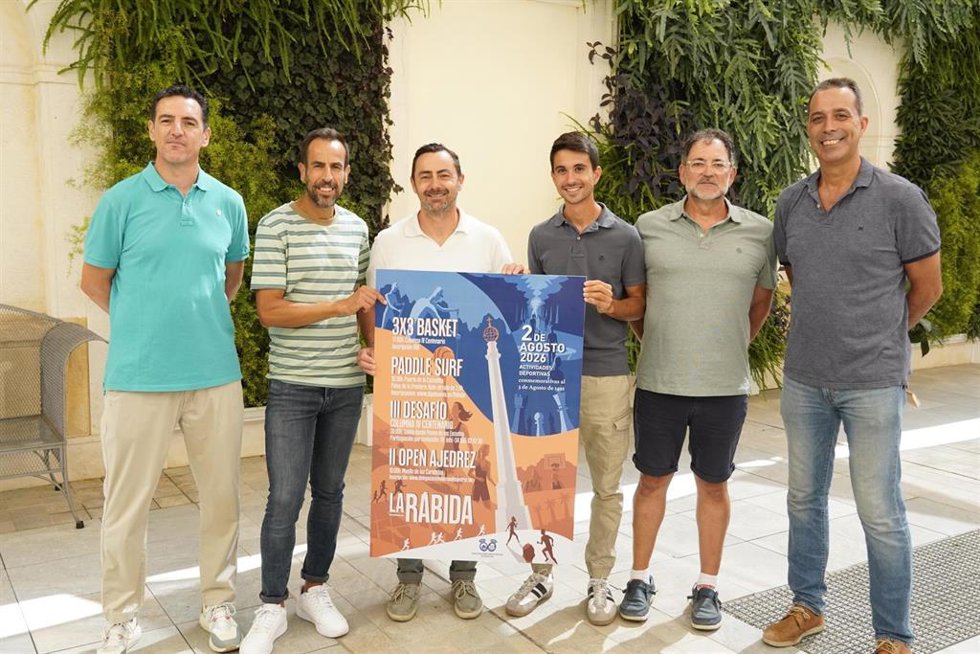 Presentación en la Diputación de la jornada deportiva con motivo del 3 de agosto.