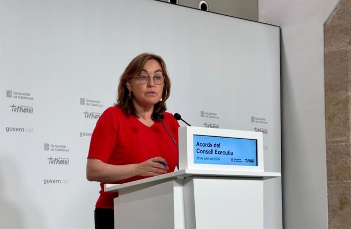 La consellera de Territori, Habitatge i Transició Ecològica i portaveu de la Generalitat, Sílvia Paneque