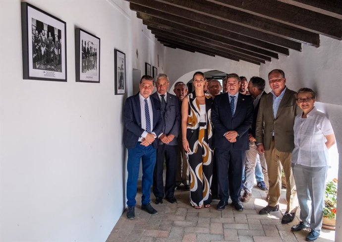 Inauguración de la exposición conmemorativa del centenario del vuelo del Plus Ultra en el Monasterio de La Rábida.