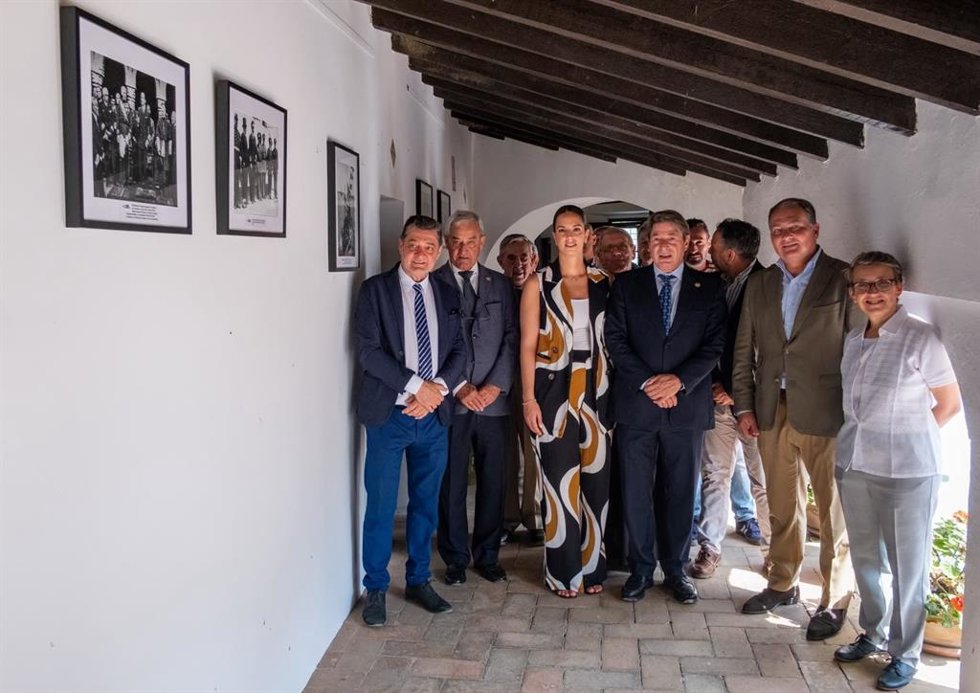 Inauguración de la exposición conmemorativa del centenario del vuelo del Plus Ultra en el Monasterio de La Rábida.