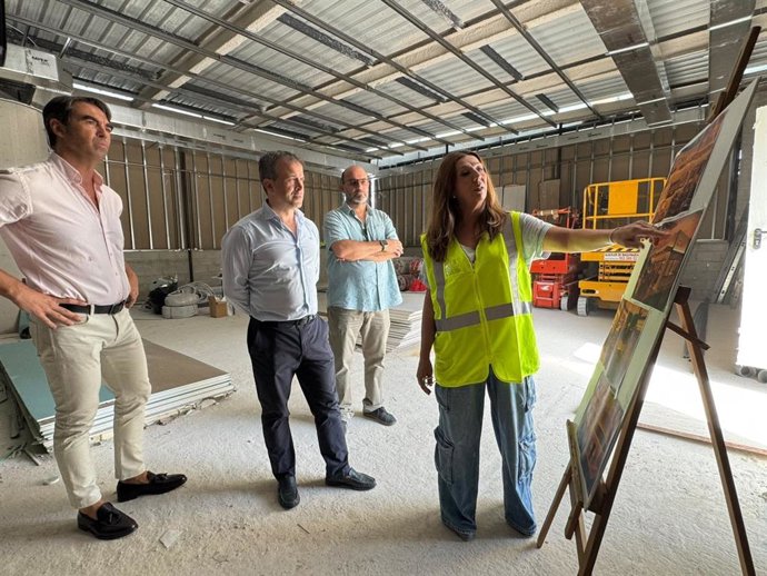 Visita a la futura zona de restauración del Parque Comercial Victoria Park