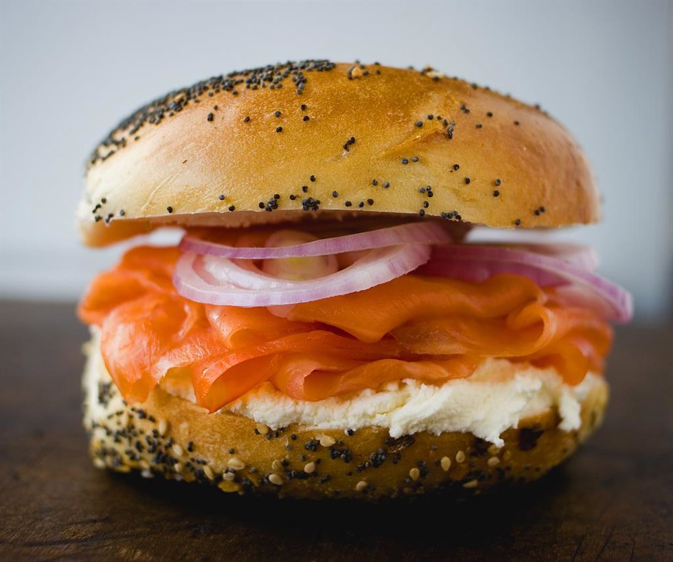 Bagel de Russ & Daughters en Manhattan