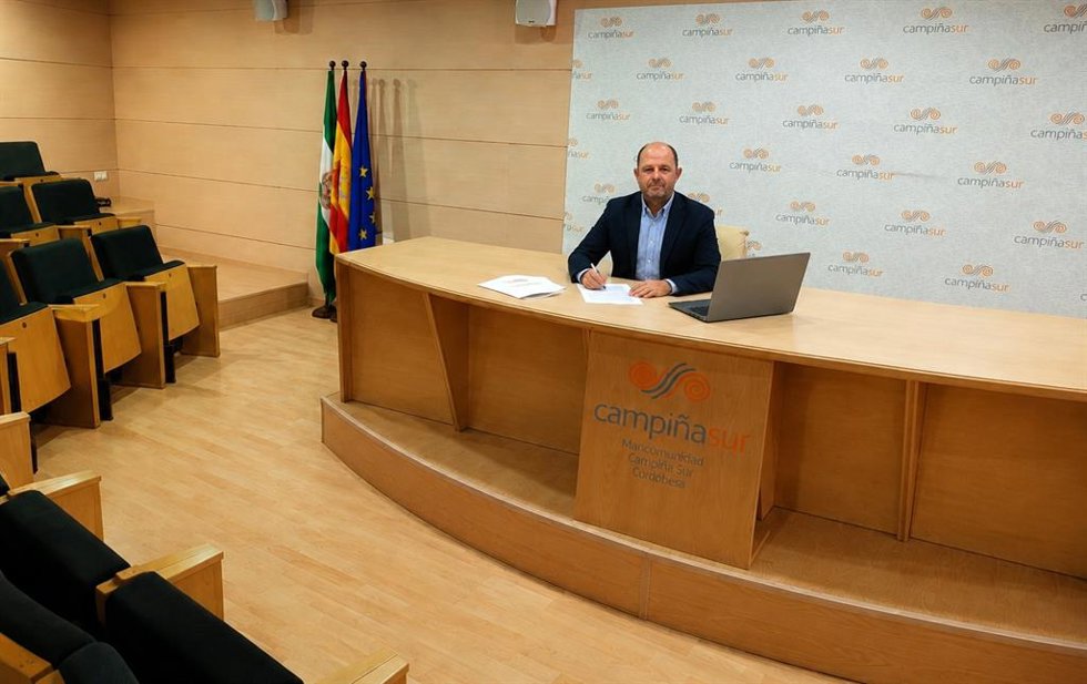 El presidente de la Mancomunidad de Municipios Campiña Sur Cordobesa, Miguel Ruz.