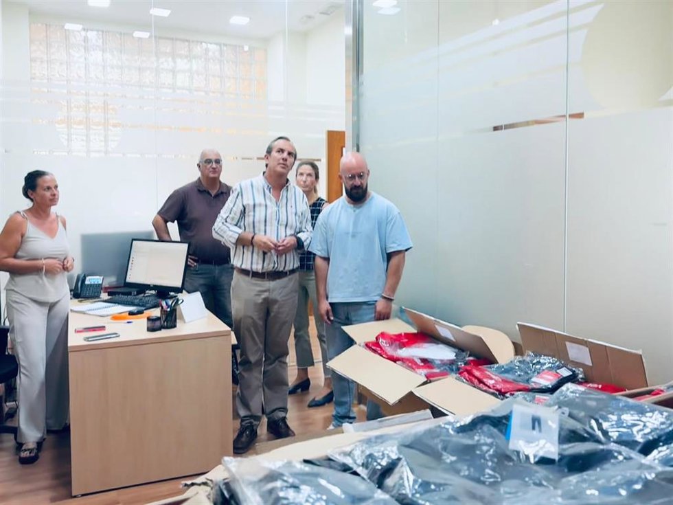 Germán Beardo en las nuevas oficinas de Avanza El Puerto.