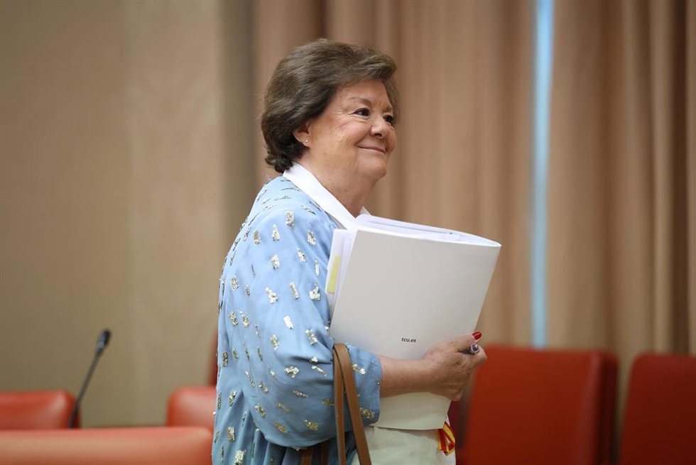 Archivo - La presidenta del Tribunal de Cuentas, Enriqueta Chicano