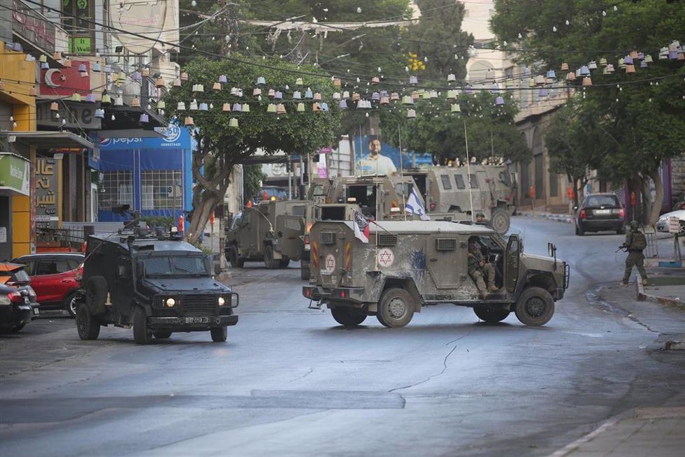 Las fuerzas de seguridad israelíes en Cisjordania