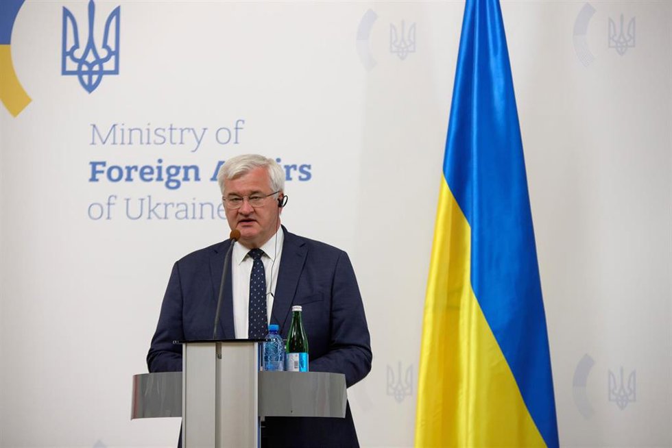 El ministro de Exteriores de Ucrania, Andri Sibiga