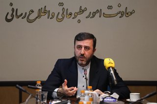 Archivo - February 15, 2023, Tehran, Tehran, Iran: The Vice-President of Iranian Judiciary for International Affairs and Iranian Secretary-General of the High Council for Human Rights, KAZEM GHARIBABADI, speaks during a meeting with foreign media in Tehra