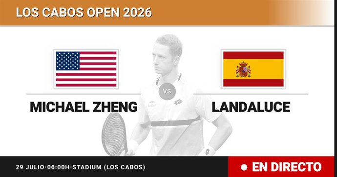 Michael Zheng - Martin Landaluce: resumen y estadísticas del partido de Dieciseisavos de final de Los Cabos Open