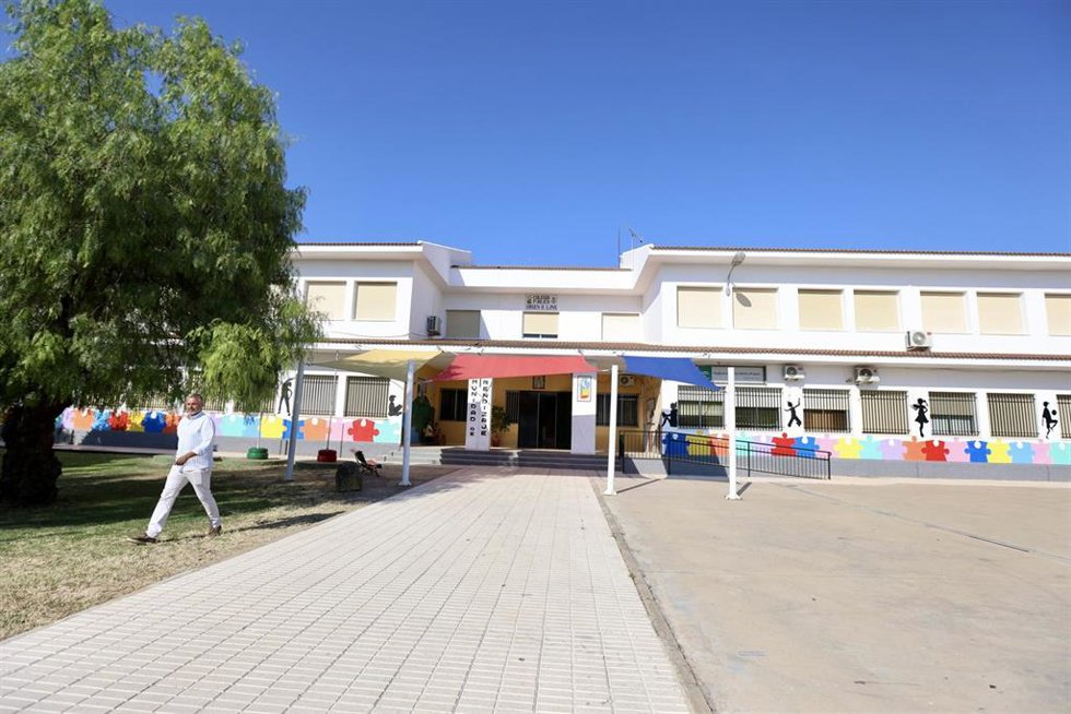 Imagen del colegio de Infantil y Primaria Virgen de Luna, uno de los centros educativos donde se desarrolla el programa de Refuerzo Estival