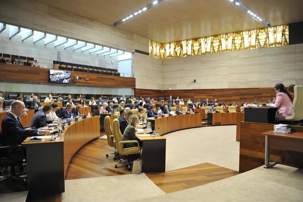 Pleno de la Asamblea de Extremadura
