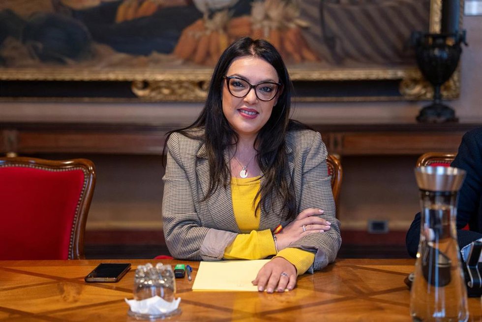 Archivo - La presidenta de Vox Asturias y portavoz del Grupo Parlamentario Vox en la Junta General del Principado, Carolina López.