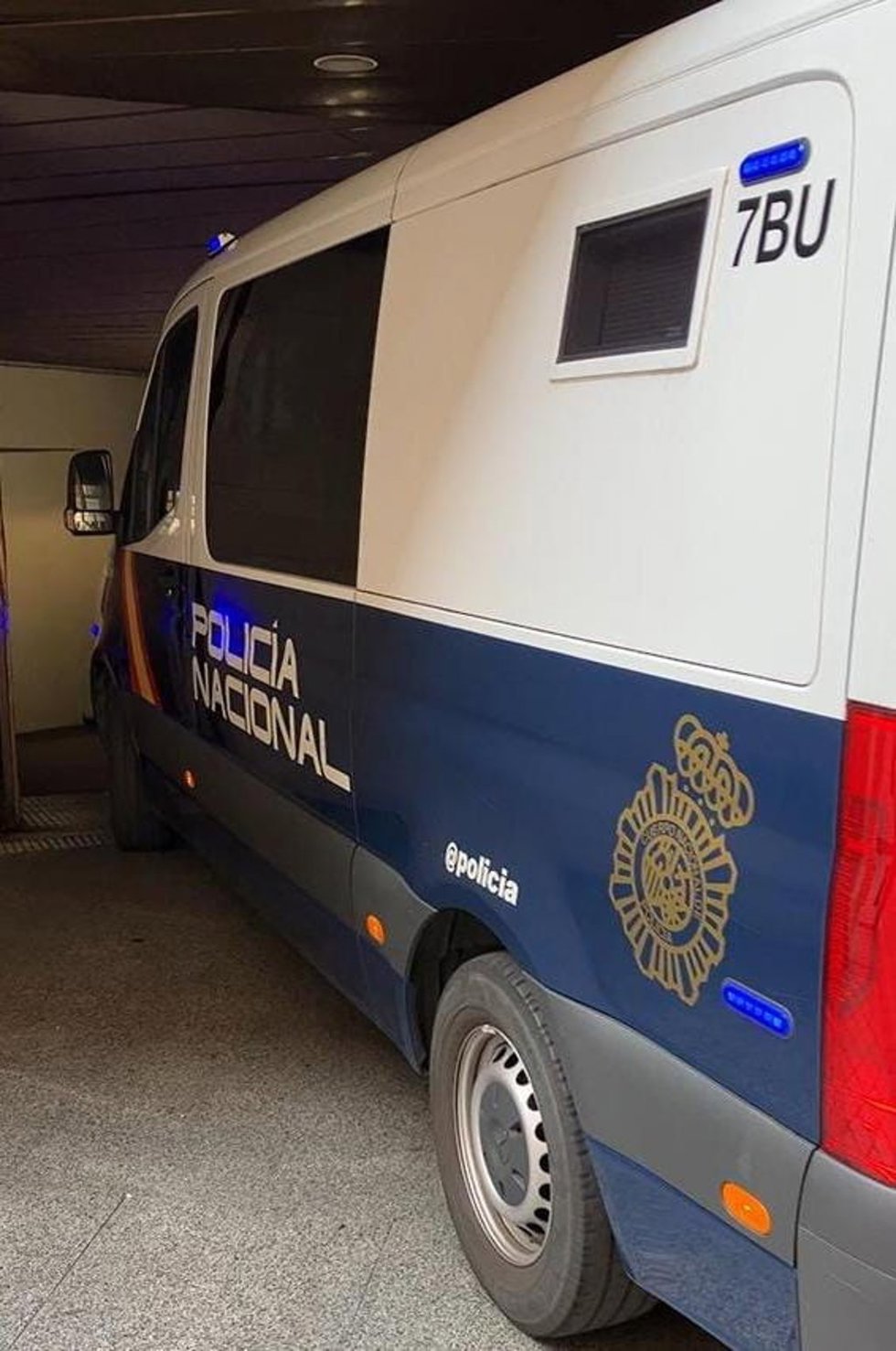 Imagen de archivo de un furgón policial