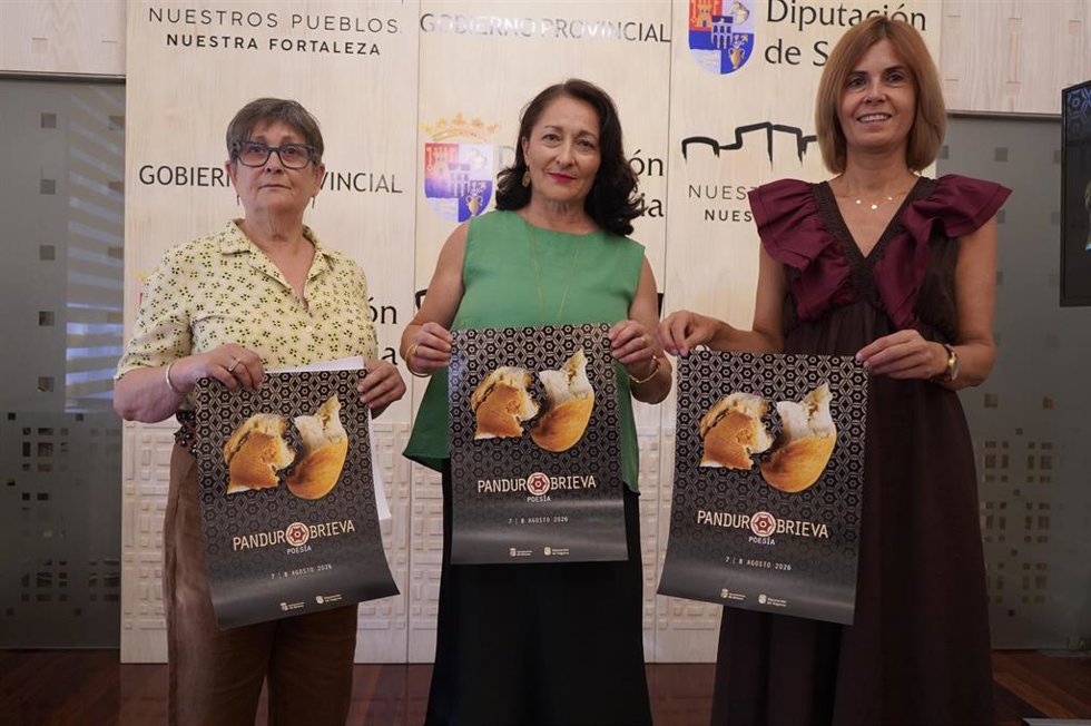 Presentación de la X edición del festival de poesía Panduro de Brieva (Segovia).