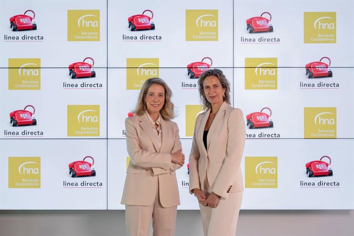 La CEO de Línea Directa, Patricia Ayuela, y la directora general de Hna, Mireya Rabadán.