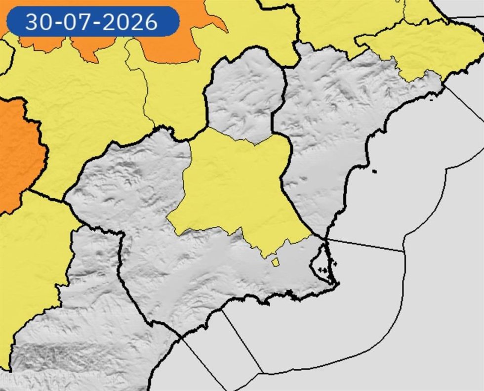 Aviso amarillo por altas temperaturas en la Vega del Segura