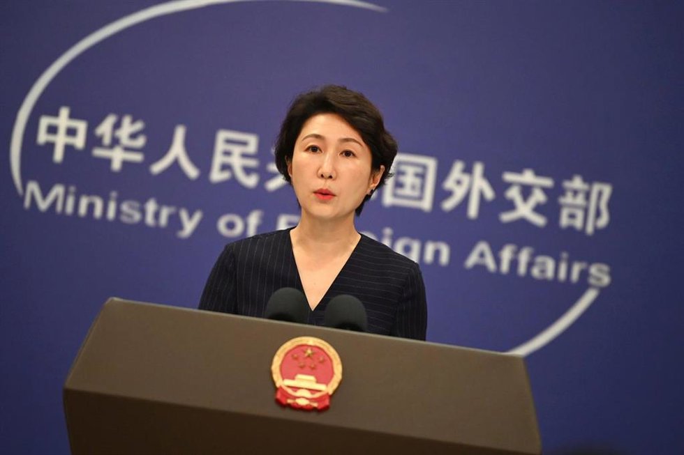 Archivo - La portavoz del Ministerio de Exteriores de China, Mao Ning.