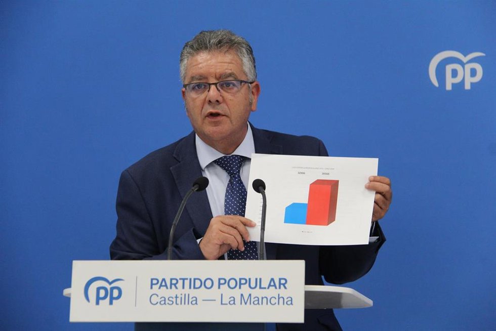 El diputado del PP en las Cortes de C-LM Juan Antonio Moreno Moya.