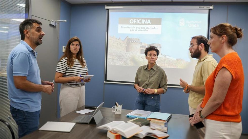 Onda crea una oficina a disposición de los afectados del incendio para la tramitación de ayudas