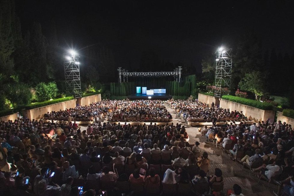 Archivo - Teatro del Generalife en imagen de archivo.