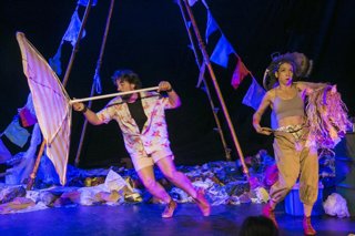 Una escena del espectáculo 'Cateura', de Alas Circo Teatro.