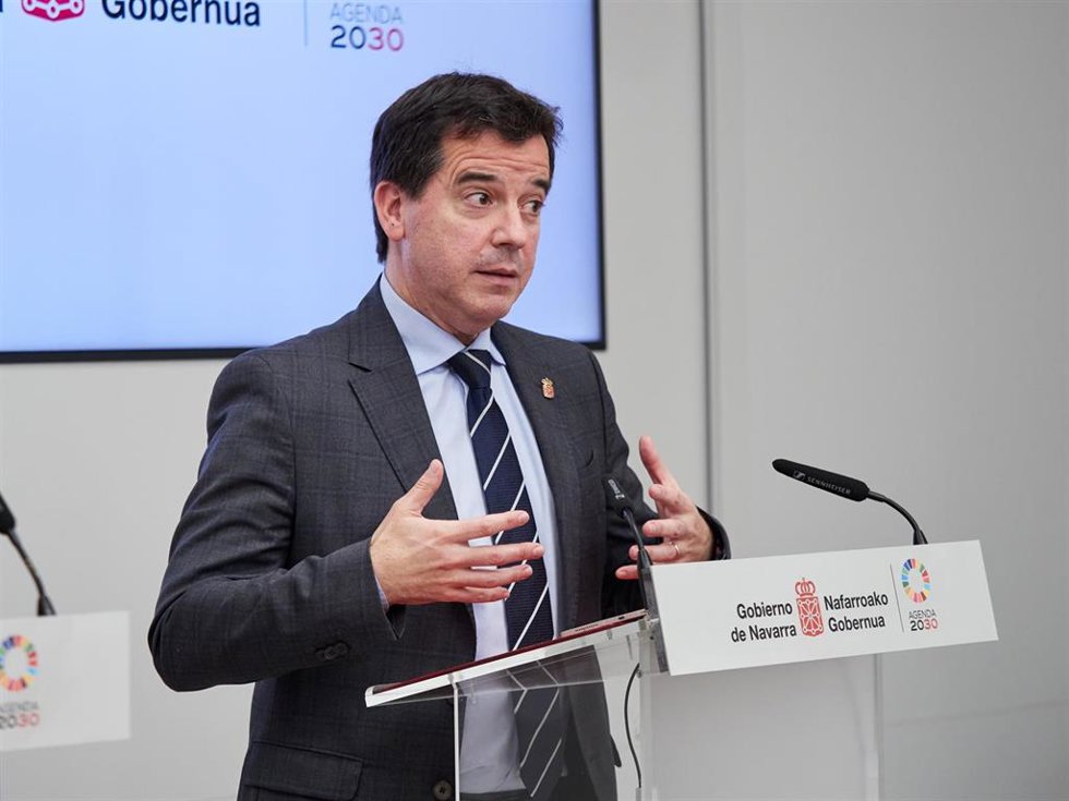 Archivo - El consejero de Industria y Transición Ecológica y Digital Empresarial, Mikel Irujo.