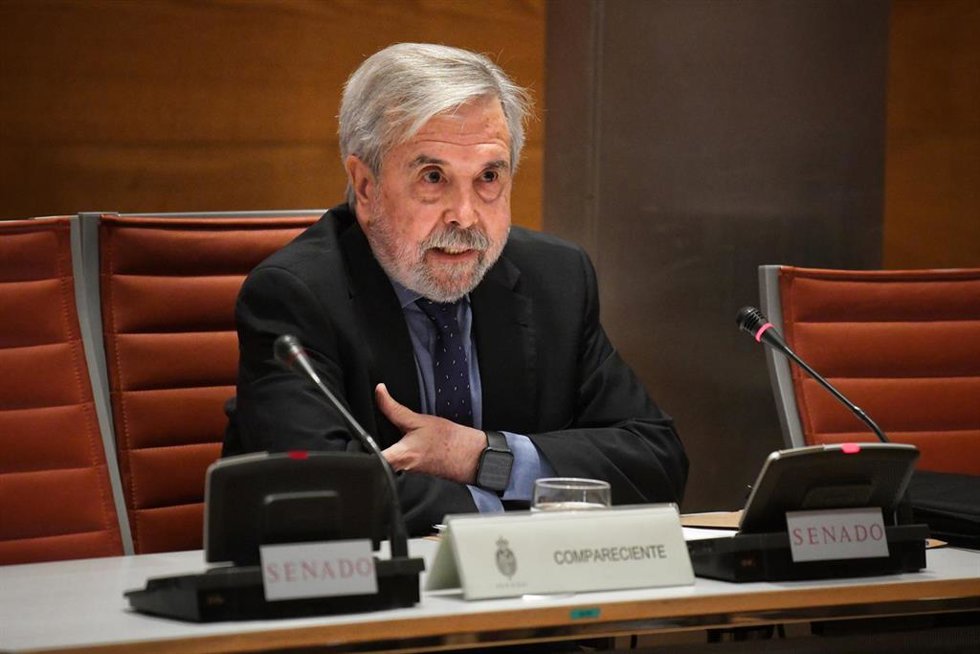 Archivo - El presidente de la Sala de lo Social de la Audiencia Nacional, Ricardo Bodas Martín, comparece en calidad de candidato a vocal del Consejo General del Poder Judicial (CGPJ) en la Comisión de Nombramientos del Senado, a 16 de julio de 2024, en M