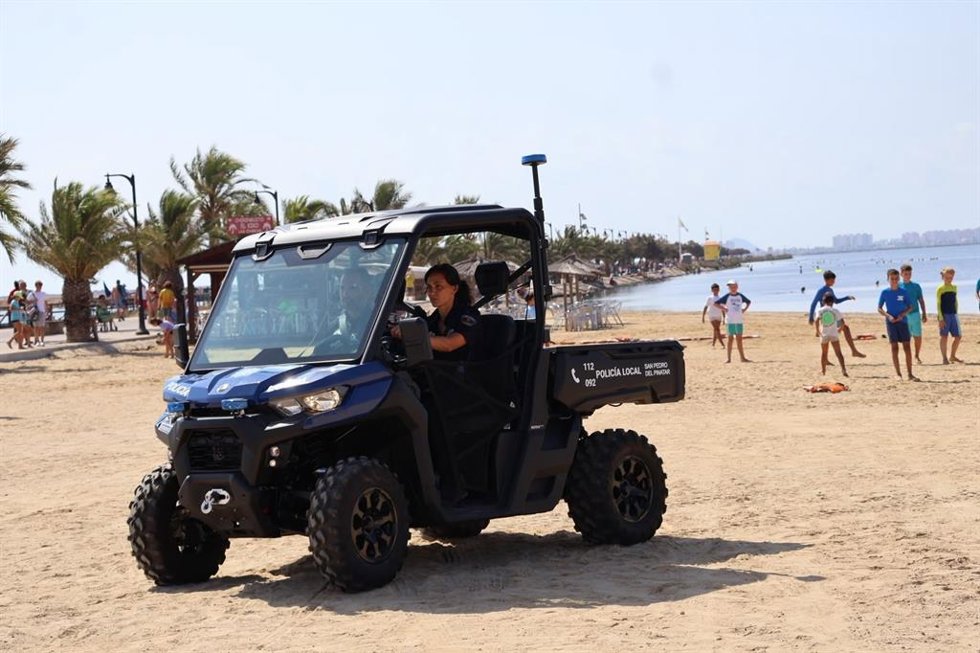 San Pedro del Pinatar incorpora un nuevo vehículo para reforzar el patrullaje en playas de Policía Local