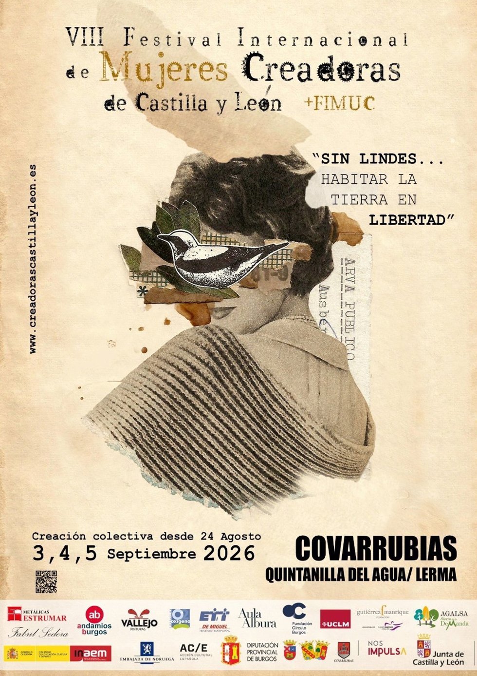 El cartel del VIII Festival Internacional de Mujeres Creadoras de Castilla y León.