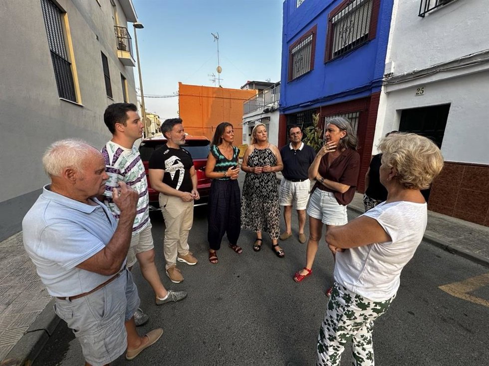 Adelante Andalucía y vecinos de Coria del Río (Sevilla)
