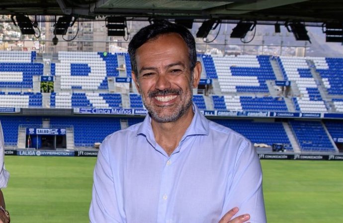 El vicepresidente del Cabildo de Tenerife, Lope Afonso, en el Heliodoro Rodríguez López