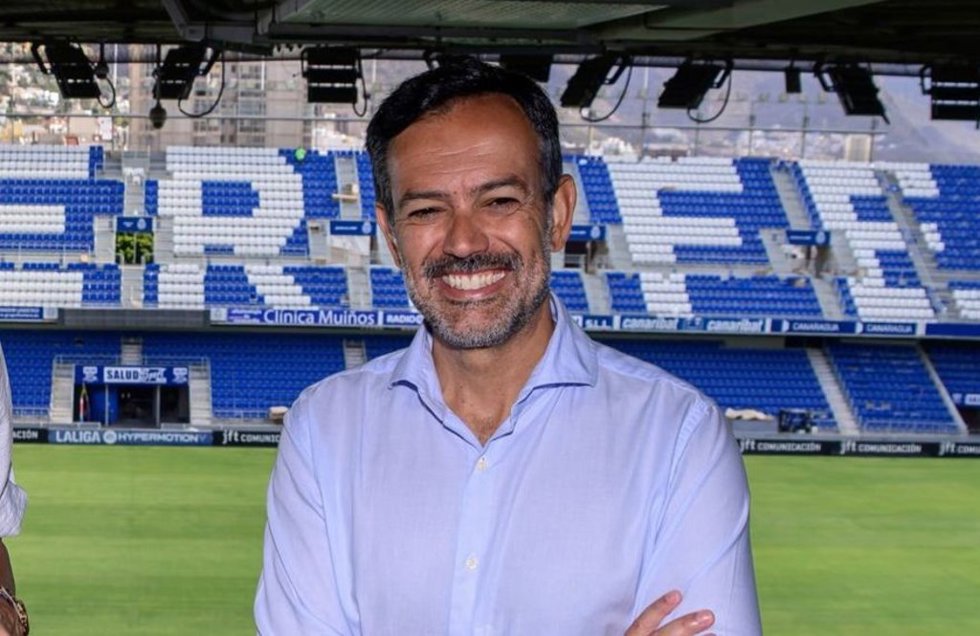 El vicepresidente del Cabildo de Tenerife, Lope Afonso, en el Heliodoro Rodríguez López