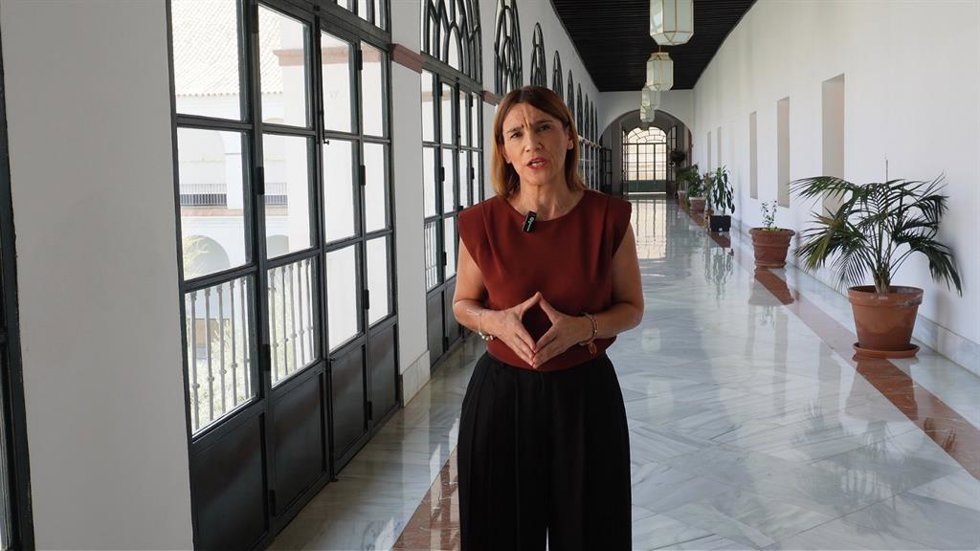 La secretaria de Igualdad del PSOE-A, Olga Manzano