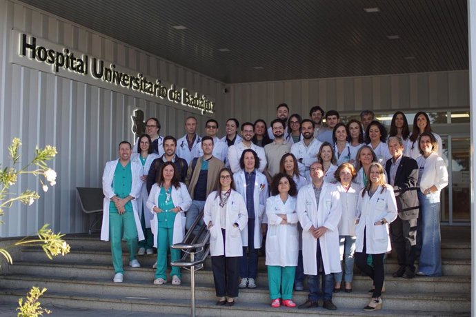 Equipo del Hospital Universitario de Badajoz