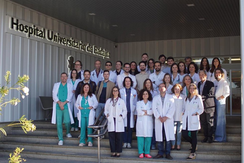 Equipo del Hospital Universitario de Badajoz