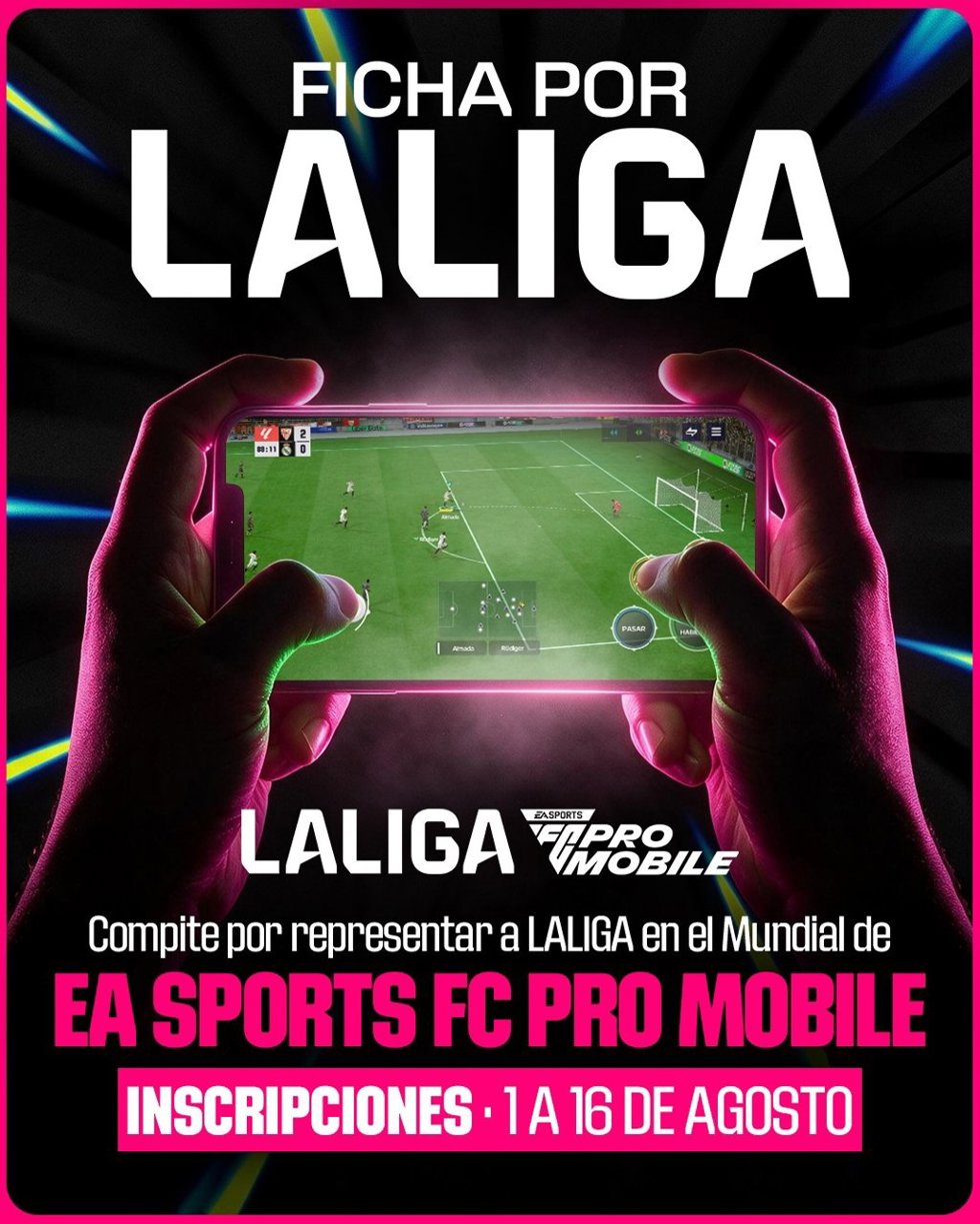 LaLiga y EA SPORTS lanzan LaLiga FC Pro Mobile, su primera competición oficial para móviles.