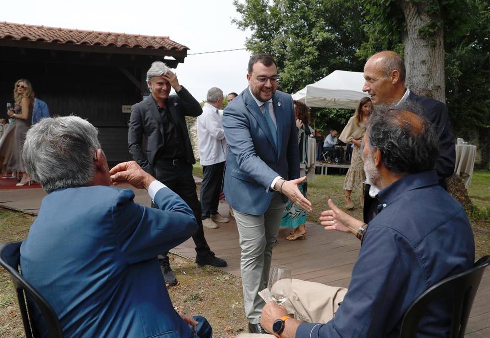 El presidente del Principado, Adrián Barbón en el VII Encuentro Hispano-Americano de Colombres