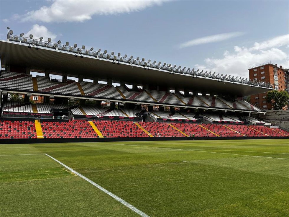 Archivo - Estadio de Vallecas (Madrid)