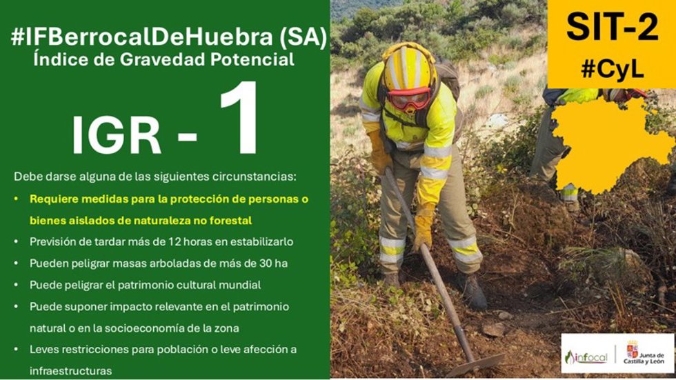 Nueva declaración de IGR 1 en Berrocal de Huebra (Salamanca).