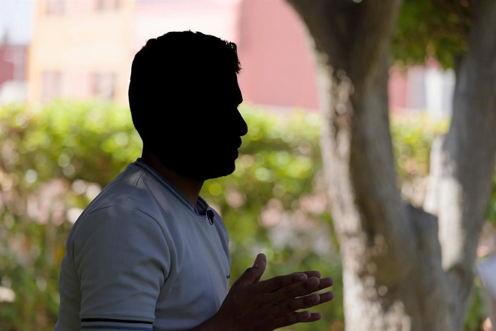 Estudiante gazatí que va a cursar estudios en la ULL