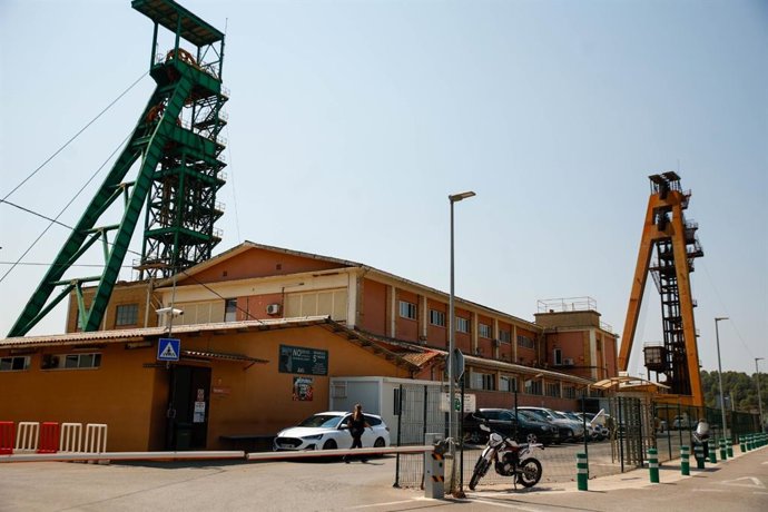 Instal·lacions de la mina de Cabanasses a Súria (Barcelona)