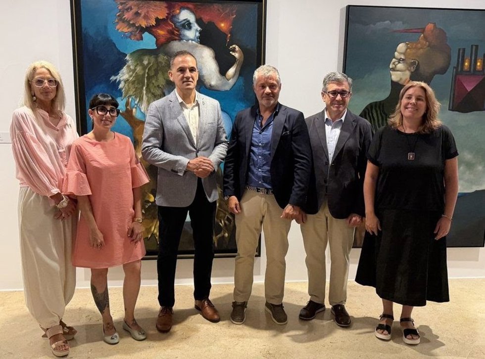 Presentación de la exposición 'Vincles' en el Espai Thyssen de Sant Feliu de Guíxols