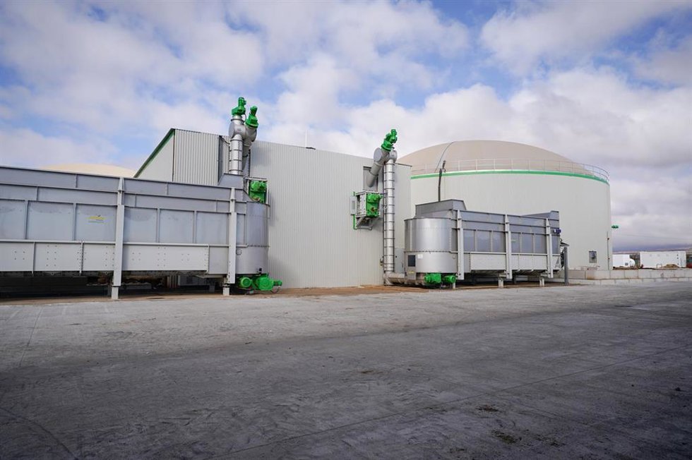 Archivo - Instalaciones de la primera planta agroindustrial de biometano de Andalucía en La Calahorra (Granada), como foto de recurso