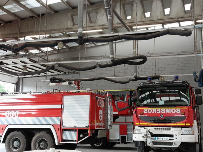 Archivo - Parque de Bomberos de Gijón.