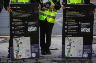 Santiago, 29 de julio de 2026.  El seremi de Energia RM, Ignacio Tapia; seremi de Transportes y Telecomunicaciones RM, Gonzalo Cuevas; y el gerente zonal de STM, Jorge Villar, informan en terreno el inicio de las obras de transmision subterranea del