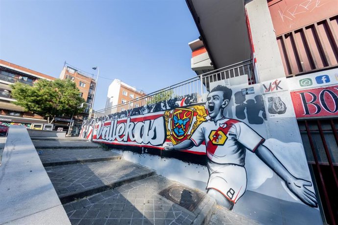 Fachada del Estadio de Vallecas, a 29 de julio de 2026, en Madrid (España).