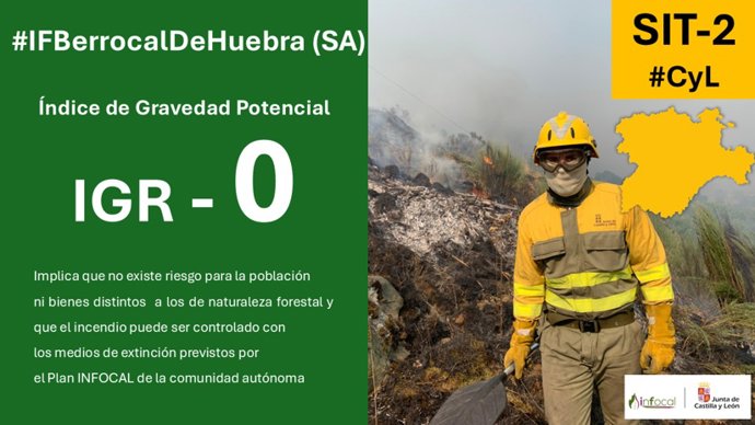Información sobre la situación de IGR-0 en Berrocal de Huebra.