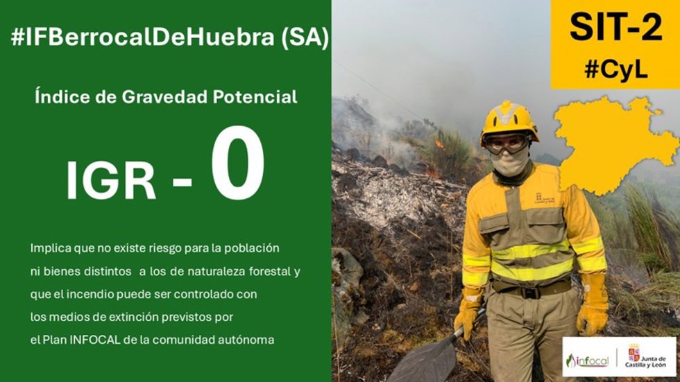 Información sobre la situación de IGR-0 en Berrocal de Huebra.
